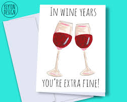 Instant Download Wine Birthday Card Funny Wine Card Etsy In 2020 Wine Birthday Cards Funny Birthday Cards Watercolor Birthday Cards