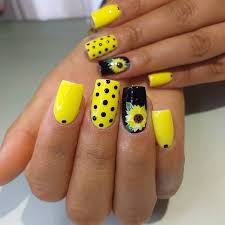 Nail sugar | nailchemy подробнее. 20 Bright Sunflower Nail Arts To Look Beautiful Naildesigncode