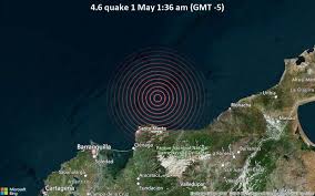 Check spelling or type a new query. Informe Sismo Terremoto Moderado Mag 4 6 Caribbean Sea 59 Km Nne Of Santa Marta Departamento Del Magdalena Colombia Saturday 01 May 2021 24 Reportes De Los Usuarios Volcanodiscovery