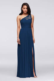Navy blue and blush wedding style. Navy Blue Bridesmaid Dresses For Weddings David S Bridal
