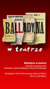 It is a notable work of polish romanticism, focusing on the issues such as thirst for power and evolution of the criminal mind. Kulturalneingrediencje Balladyna W Teatrze Wystawa W Galerii Kordegarda