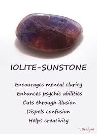 Iolite Sunstone Heilsteine Steine Kristalle