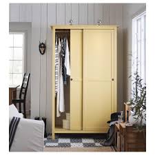 Hemnes white stain, wardrobe with 2 sliding doors, 120x197 cm. Hemnes Wardrobe With 2 Sliding Doors Yellow 403 697 84 Reviews Price Where To Buy