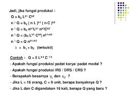 Doc fungsi produksi cobb bestianz ronaldy academia edu. Teori Produksi Ekonomi Mikro