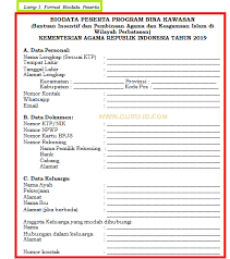 Istri dengan perjanjian pemisahan harta dan penghasilan (ph); Formulir Pendaftaran Peserta Bina Kawasan Kemenag 2019 Info Pendidikan Terbaru