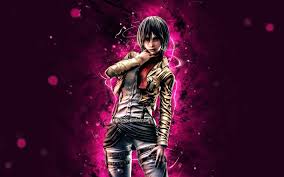 If you wish to know various other wallpaper, you can see our gallery on sidebar. Download Wallpapers Mikasa Ackerman 4k Purple Neon Lights Attack On Titan Manga Deuteragonists Mikasa Akkaman Mikasa Ackerman 4k For Desktop Free Pictures For Desktop Free