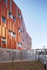 Atelier Du Pont Project Student Residence Tourist Accommodation And Shops Image 9 Concept Architecture Building Facade Exterior Design