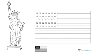 ⭐american flag coloring sheet⭐your students will be able to learn about the features of the united states flag by coloring the stars . American Flag Coloring Pages You Can Print On The Site For Free