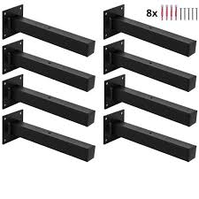Check spelling or type a new query. Holzbrink 8x Support D Etagere Murale Fixation Style Industriel Equerre En Acier Longueur 300mm Noir Cdiscount Bricolage