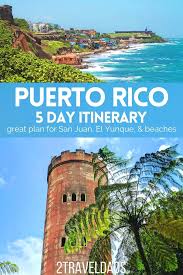 At nearly 29,000 acres, it is one of the smallest in size, yet one of the most biologically diverse. 5 Day Puerto Rico Itinerary Pin 1 2 Travel Dads