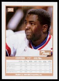 Wayne Rollins, 1990-91 SkyBox, #383, Detroit Pistons,