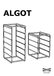 Put your shoes on display with an adaptable wall unit like the algot system! Algot Frame With Rod Baskets And Top White Ikeapedia