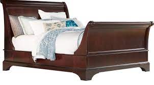 Custom cherry queen sleigh bed and matching night tables. Whitmore Cherry 4 Pc King Sleigh Bed Traditional
