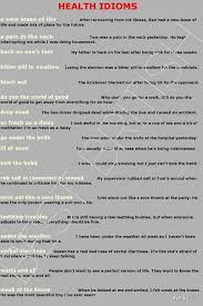 Health Idioms English Idioms Idioms Confusing Words