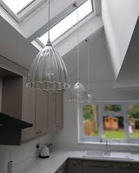 Get 5% in rewards with club o! Clear Ribbed Glass Pendant Ceiling Light Ledbury Industrial Vintage Designer Retro Style