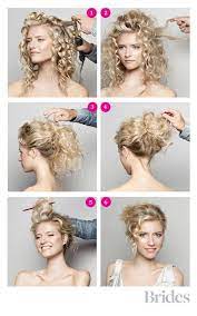 Diy Wedding Hairstyle Video A Romantic Updo Hair Styles Curly Hair Styles Hairstyle