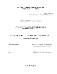 Am continuat activitatea de prezentare a jucăriei preferate cu descrierea acesteia în scris. Antonimia FrazeologicÄƒ In Limbile RomanÄƒ Si EnglezÄƒ ChisinÄƒu 2012