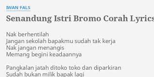 Tercepat Jangan Menangis Lirik