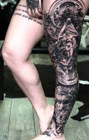Her peacock is truly mighty not just because its personality, but because of its size as well. 45 Of The Most Epic Leg Tattoos Bored Panda