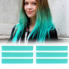 6 Best Temporary Mint Teal Hair Dye For Dark And Light Hair Set Of 6 Diy Teal Hair Chalk For Easy And Simple Hai Temporary Hair Dye Teal Hair Teal Hair Dye