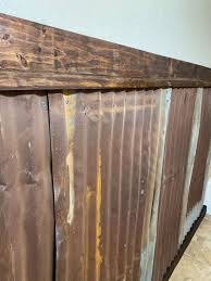 Simple lines create a dramatic look when used to create wall panels in a living room, dining room or family room. Rusty Tin Wainscoting Hometalk