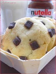 Cookies Coeur Fondant Nutella Perle En Sucre Recette Cookies Moelleux Recette Cookies Nutella Cookies Recette