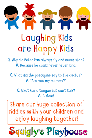 Over 500 Funny Riddles For Kids At Squigly S Playhouse
