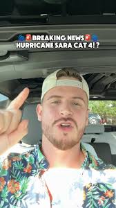 🚨 Florida, get ready! Hurricane Sara is intensifying and looking more and  more likely to make landfall here in the next week to week and a half. 🌪️  Right now, it’s categorized as a tropical storm, but ...