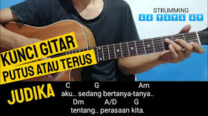 Chord Mudah Putus Atau Terus Judika Tutorial Kunci Gitar Putus Atau Terus Youtube