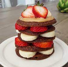 Orgain Chocolate Pumpkin Protein Pancakes Recipe By Fit Mom 2 Three 6 Eggs 1 Cup Orga Chocolate Pumpkin Protein Pumpkin Protein Pancakes Protein Pancake Recipe