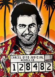 MIAMI PABLO ESCOBAR MAFIA Printmaking by Alik Bilialov