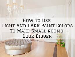 Maybe you would like to learn more about one of these? How To Use Light And Dark Paint Colors To Make Small Rooms Look Bigger In The Woodlands Tx Streamline Painting More Llc