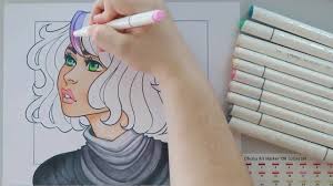 Ohuhu Blending Tutorial Ohuhu Markers 120 Colors Set Youtube Markers Drawing Ideas Marker Art Ohuhu Markers