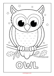 Adorable owl coloring page adorable squirrel coloring page baby ankylosaurus coloring page baby brachiosaurus coloring page. Owl Printable Coloring Drawing Pages