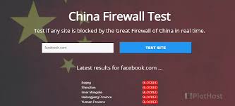 blocked by the Great Firewall of China