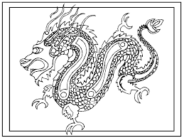 For boys and girls, kids and adults, teenagers and toddlers, preschoolers and older kids at school. Printable Chinese New Year Dragon Coloring Page Novocom Top