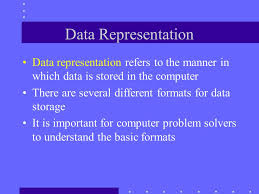 • data representation refers to the form in which data is stored, processed, and transmitted. Data Representation Ppt Download
