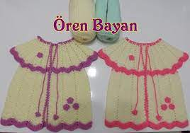 Anlatimli Bebek Yelek Modelleri Oren Bayan Bebek Yelek Bebekler Icin Orgu Baby Knitting Patterns