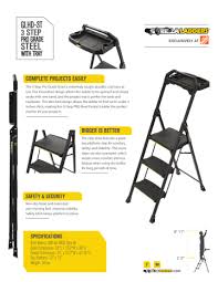 ( 4.7 ) out of 5 stars 296 ratings , based on 296 reviews current price $94.00 $ 94. Gorilla Ladders Glhd 3t Specification Manualzz