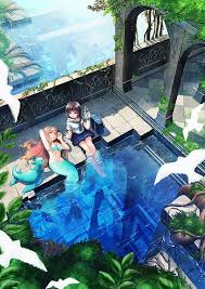 Secret Friends Anime Mermaid Anime Scenery Anime Art