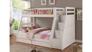Looking for twin over full bunk beds? White Twin Over Full Bunk Bed With Stairs Cheaper Than Retail Price Buy Clothing Accessories And Lifestyle Products For Women Men