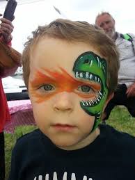 Kinder Schminken Repinned By Www Landfrauenverband Wh De Landfrauen Landfrauen Maquillaje De Dinosaurio Maquillaje Para Ninas Maquillaje De Fantasia Infantil