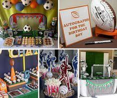 We have sports themed party decorations for your next sports party or a sports birthday party theme. 31 Sports Themed Party Ideas Sports Themed Party Party Sports Birthday Party
