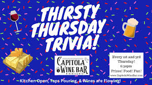 Thirsty Thursday Trivia