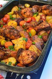 Chicken And Potato Bake Chef Lola S Kitchen Baked Chicken Recipes Healthy Chicken Recipes Recipes