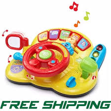 Vtech Exclusive Turn And Learn Driver Orange Toy Baby Steering Wheel Car Kids Vtech Baby Car Toy Vtech Toys For 1 Year Old