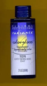 clairol radiance colorgloss translucent deposit only color