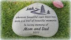 Earth Surface Engraving - Personalized Garden Stones ...
