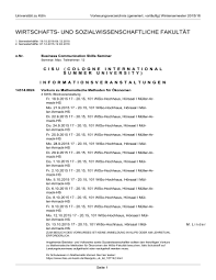 ++ vorlage für geschäftsbrief mit word erstellen. Wiso Fakultat Koordinierungsstelle Wissenschaft Und Offentlichkeit Manualzz