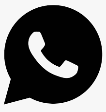 This picture from internet and icons categories. Whatsapp Computer Icons Whatsapp Logo Black Png Transparent Png Kindpng